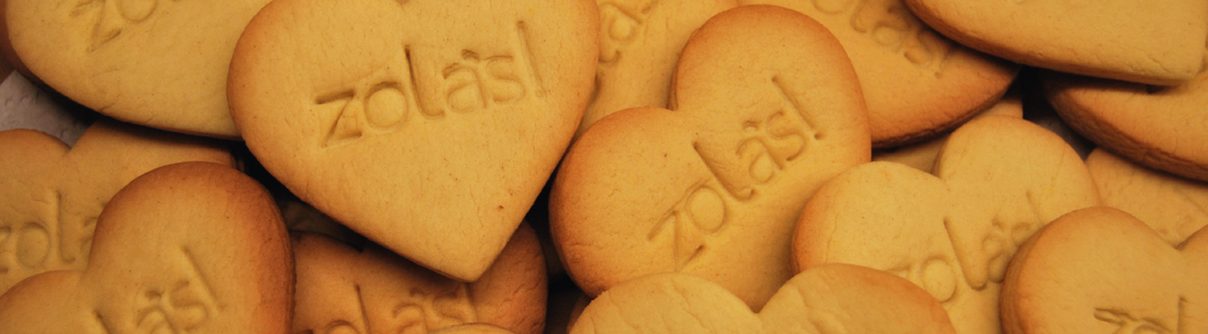 Galletas de mantequilla personalizadas con el logo de Zolás, receta artesanal casera