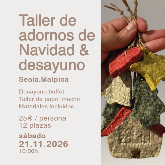Taller adornos Navidad & Desayuno 21.11.26